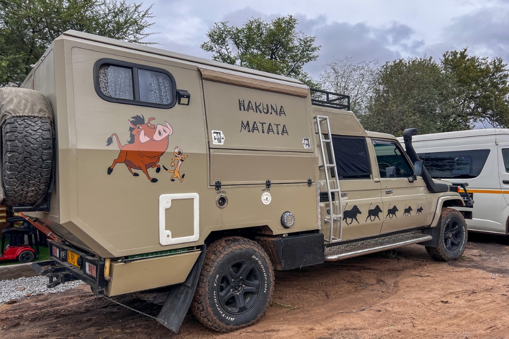 Hakuna Matata car in Africa