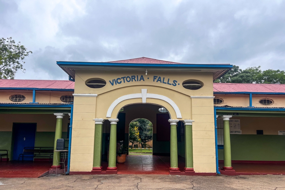 Train station Victoria Falls Zimbabwe