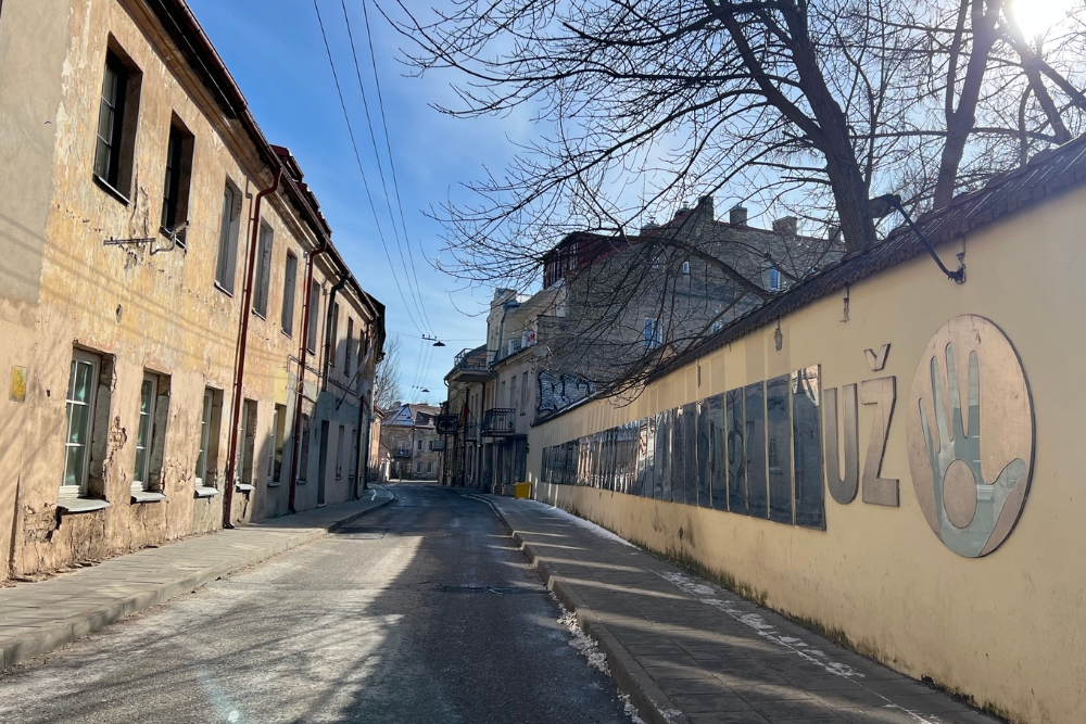 Užupis Constitution wall