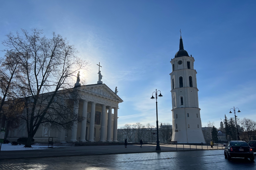 Vilnius Cathedral and bell tower Vilnius Cathedral and bell tower