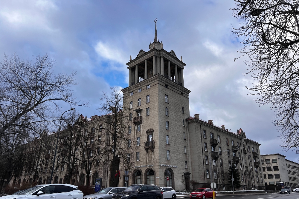 former soviet building in Vilnius