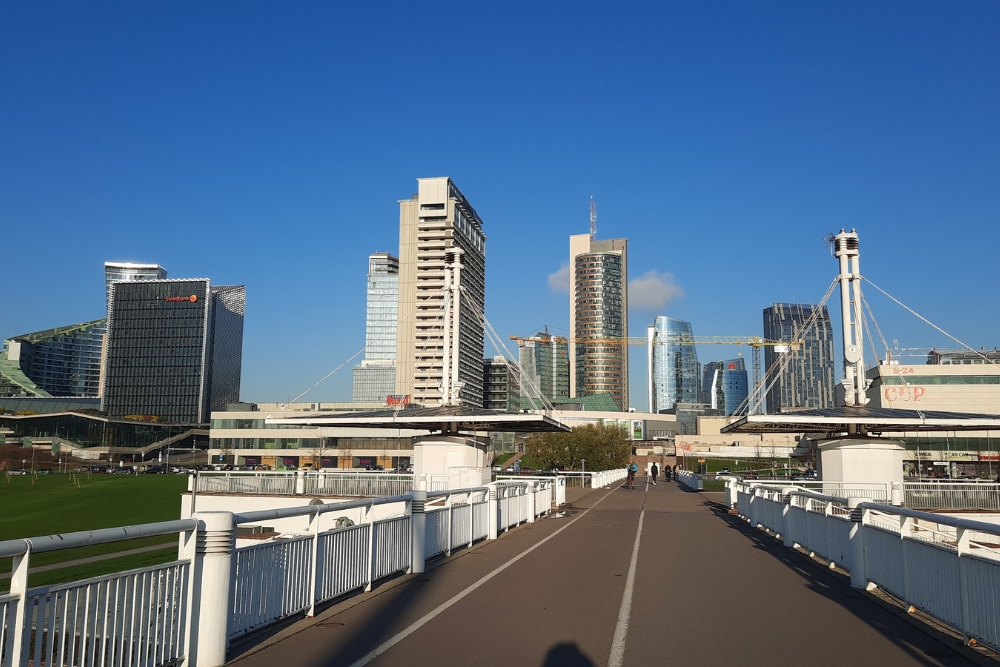 new and old town CUP Vilnius