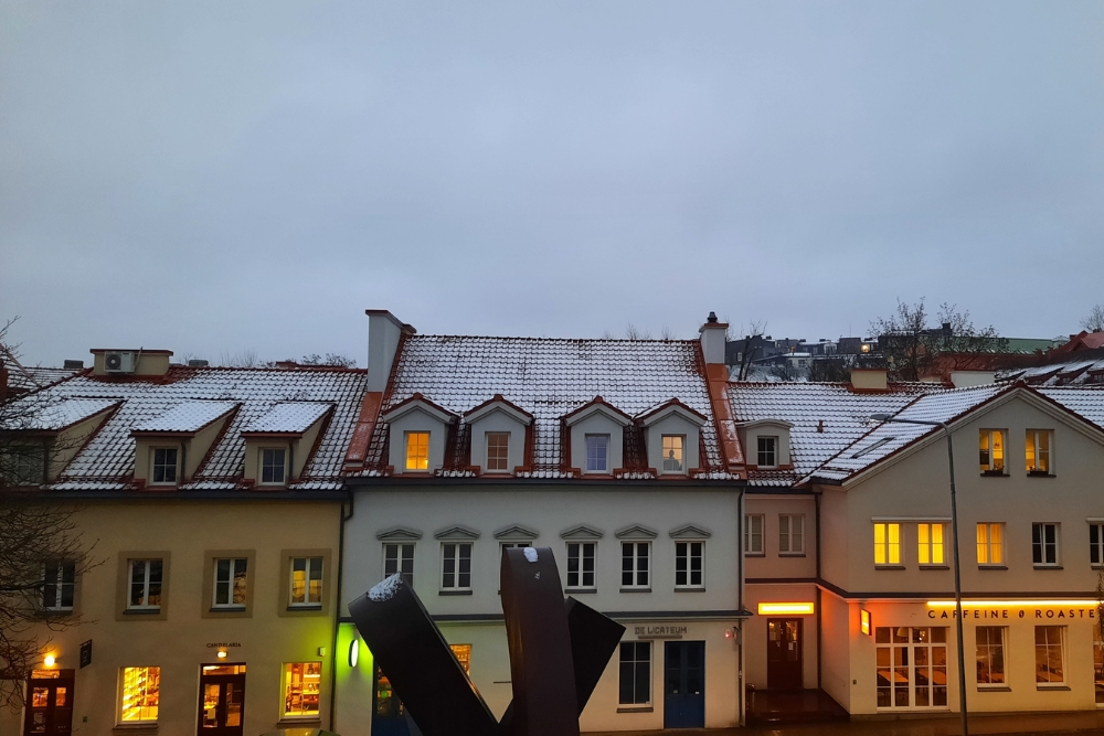 snowy Vilnius