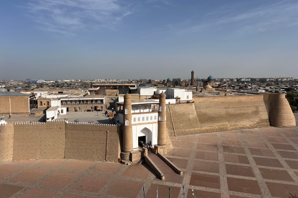Ark of Bukhara from above 
