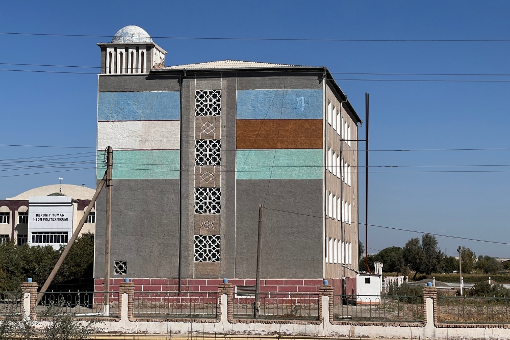 Flags of Uzbekistan and Karakalpakstan