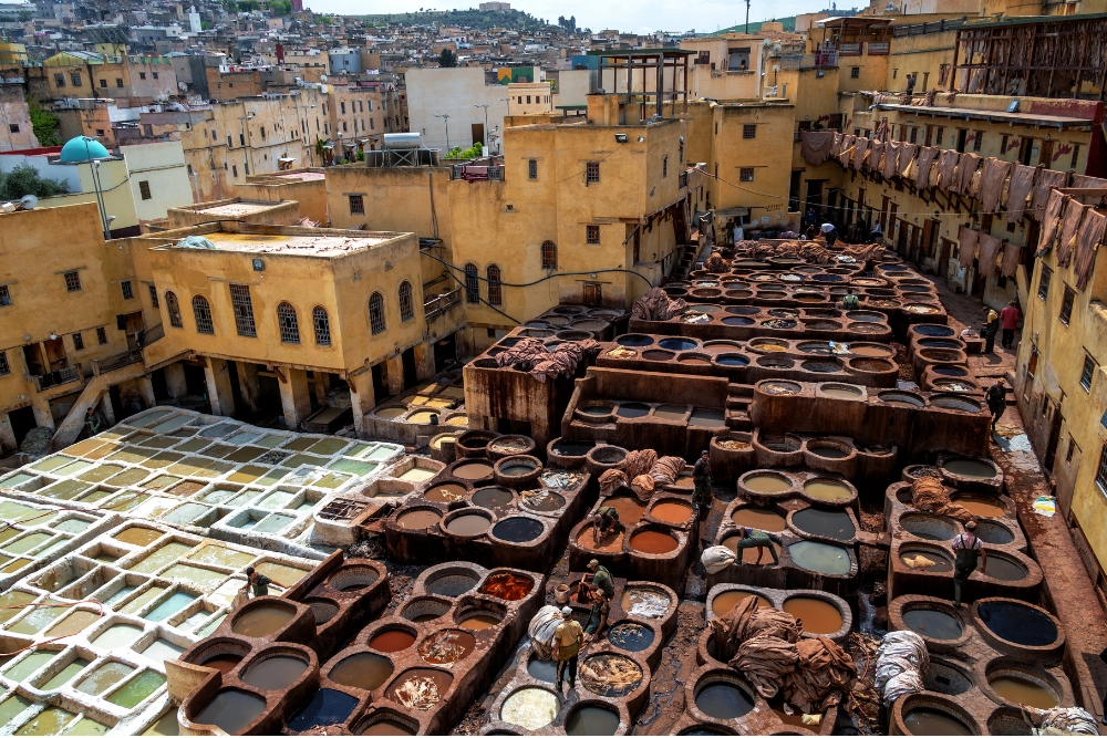 Morocco – Fes old city & tanneries Morocco – Fes old city & tanneries