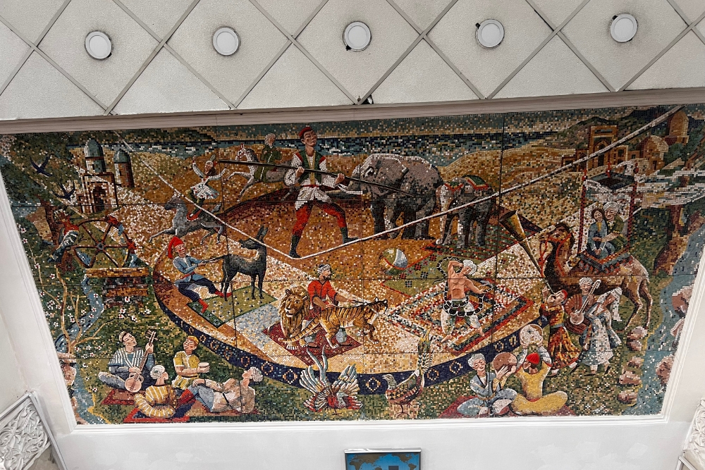 Tashkent circus mural