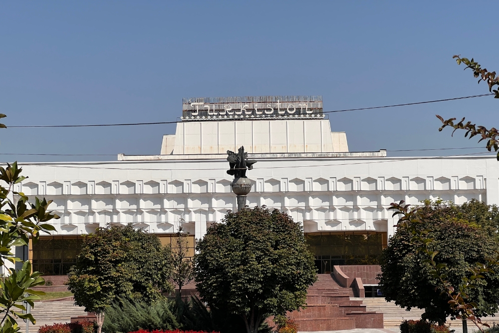Turkiston Palace (also known as Turkistan Concert Hall) in Tashkent, Uzbekistan