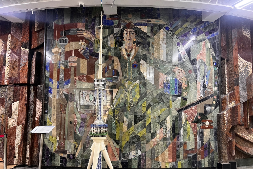 inside the TV Tower, Tashkent