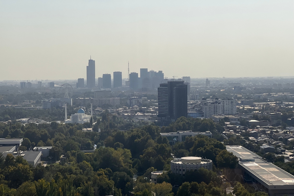 view from Tashkent TV tower