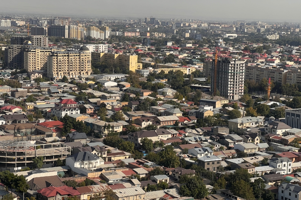 view from Tashkent TV tower