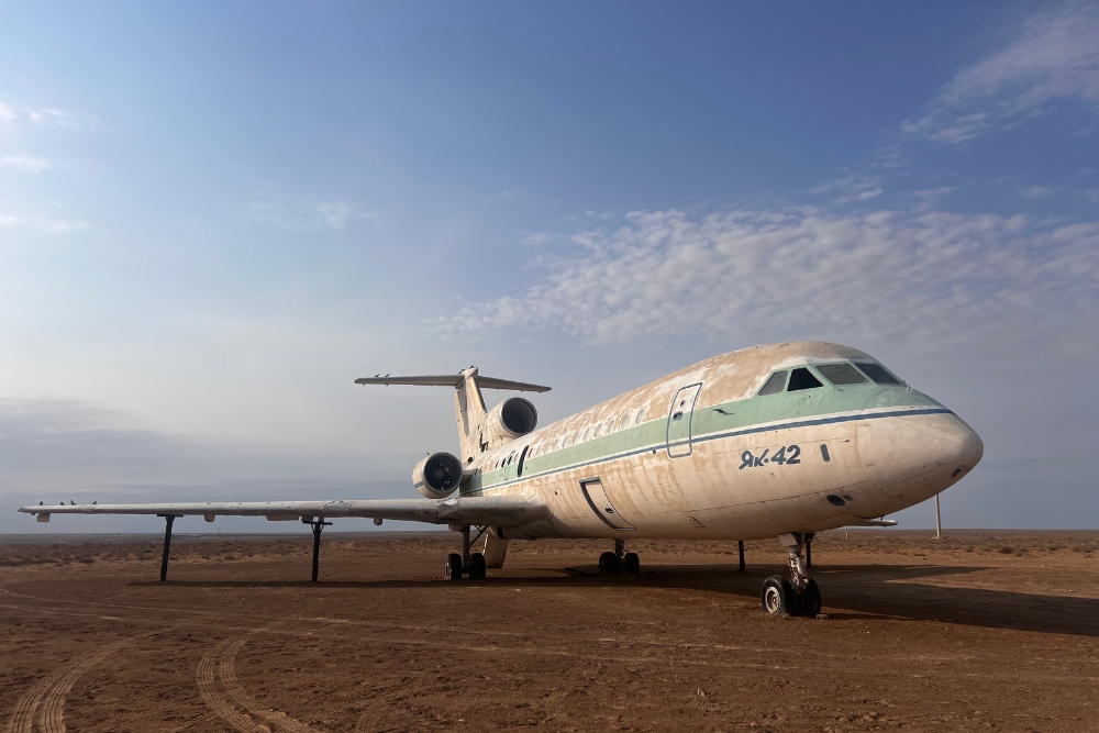 Abandoned Soviet Plane Near Nukus