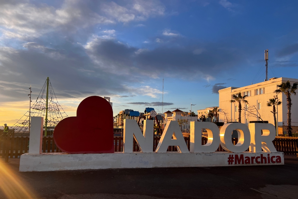 I love Nador sign I love Nador sign