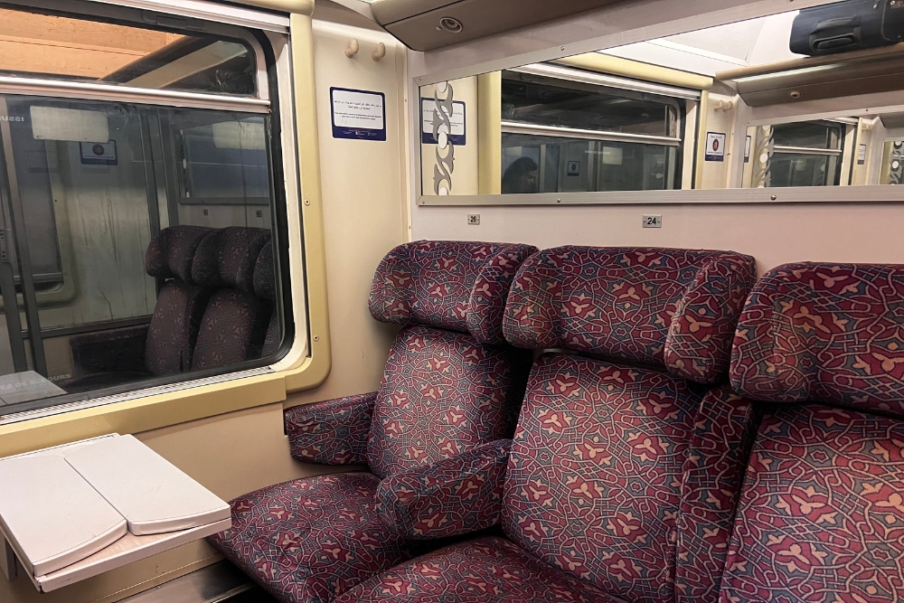 Nador Ville to Fes 1st class train Nador Ville to Fes 1st class train