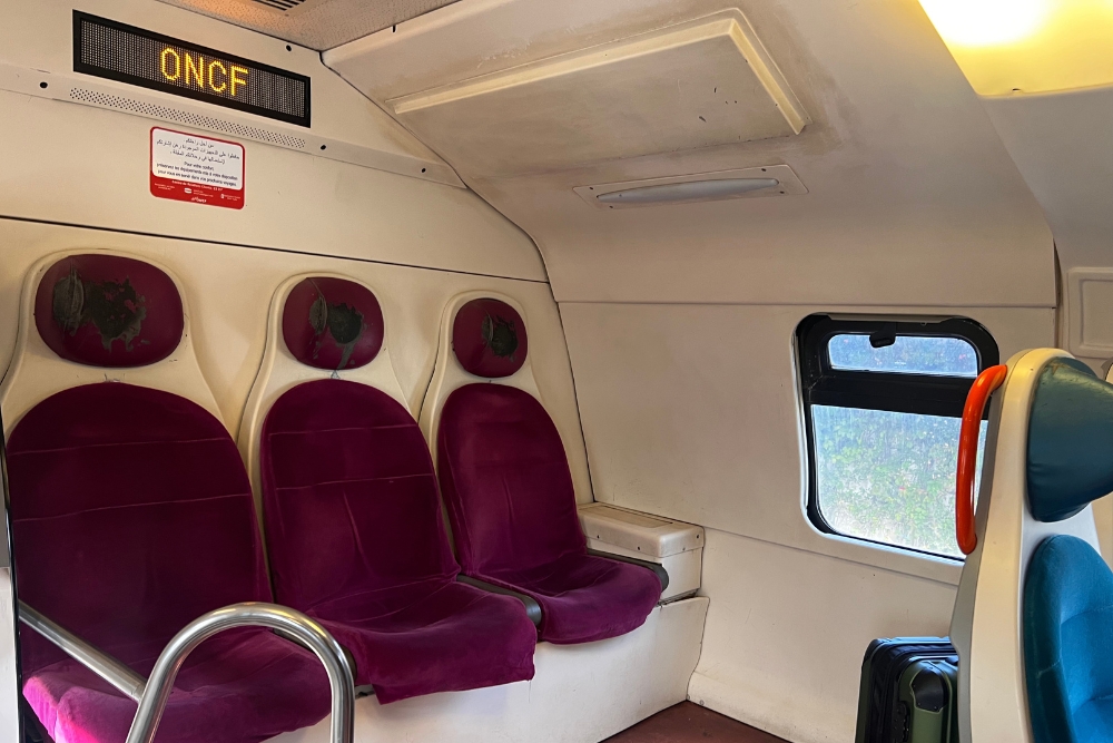 ONCF second class train Sale to Casa Port ONCF second class train Sale to Casa Port