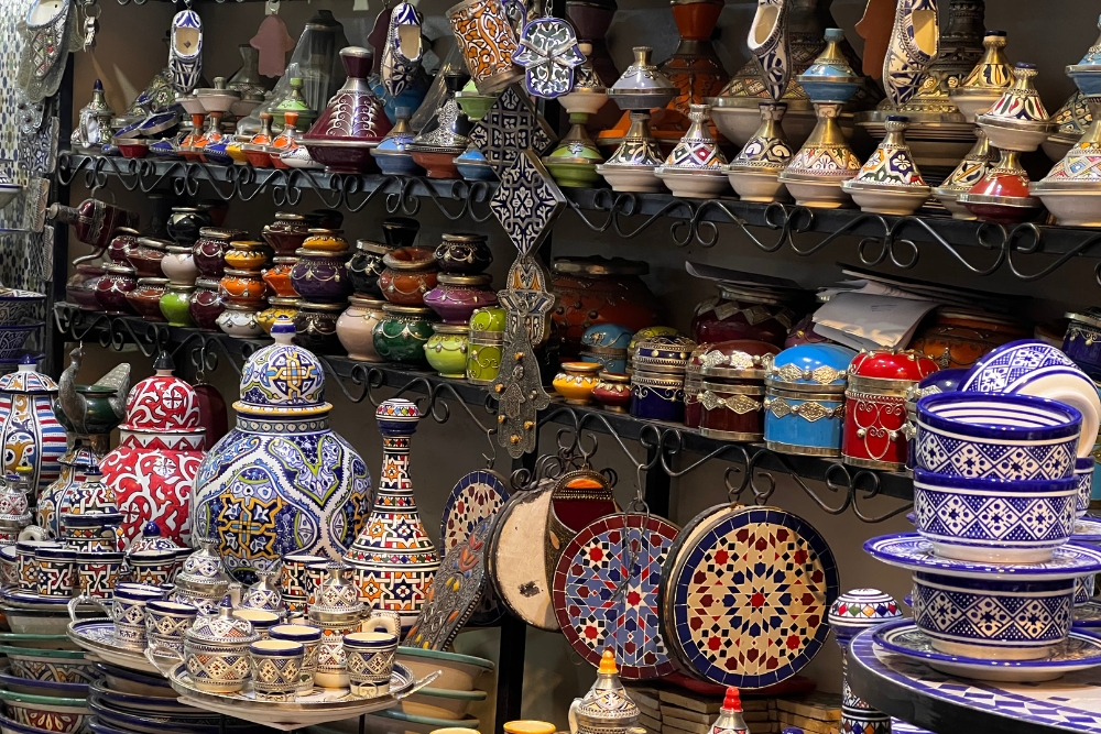 Moroccan pottery Fes Moroccan pottery Fes