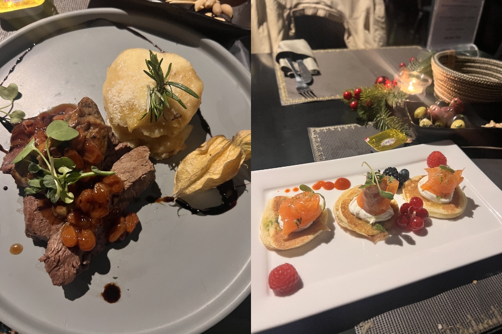 New Years Eve Dinner in James Rooftop bar