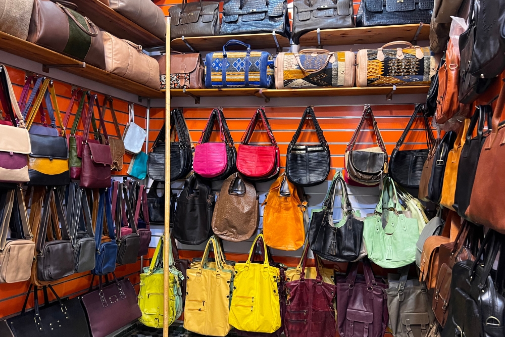 leather bags Chouara Tannery Fes leather bags Chouara Tannery Fes