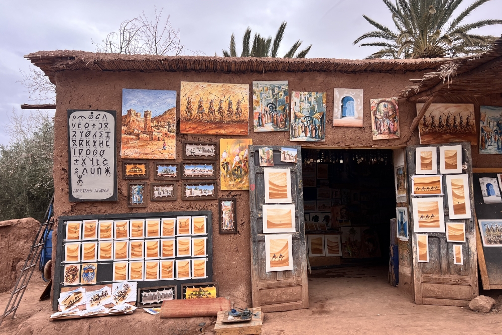 paintings Aït Ben Haddou Morocco