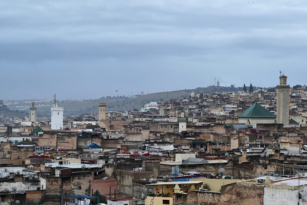 view over Fes from Riad Darif view over Fes from Riad Darif