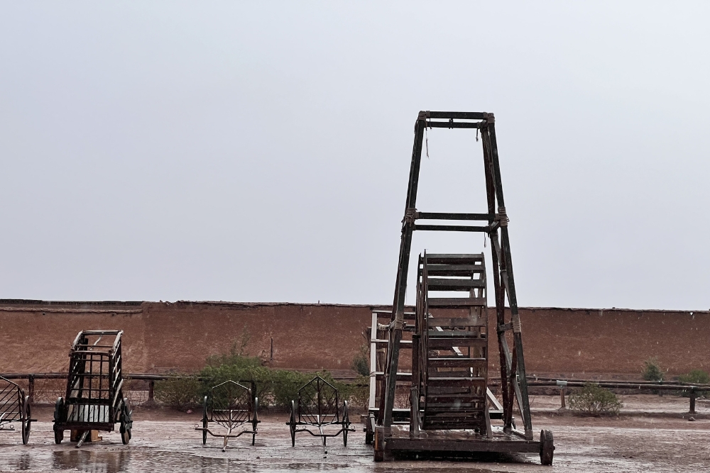 Film requisites Atlas Studios Morocco