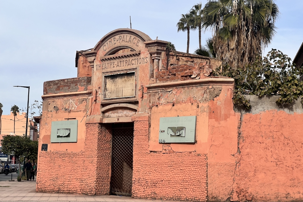 Old cinema palace Marrakech