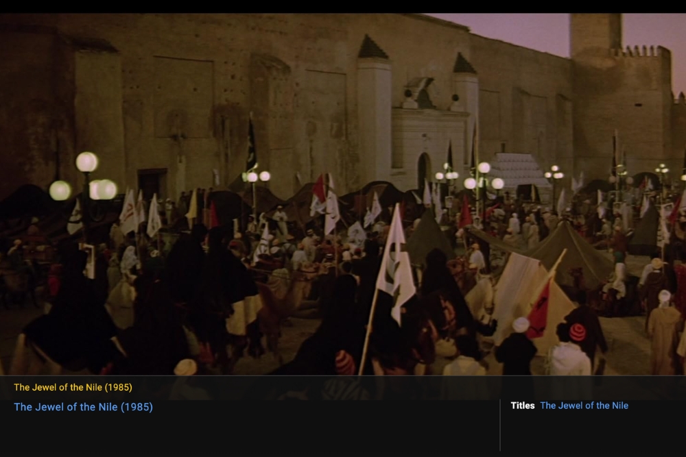 The Jewel of the Nile 1985