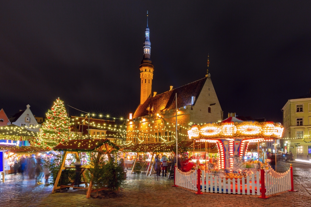 Canva Christmas Market in Tallinn Estonia