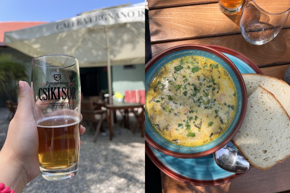 Lunch in Râșnov Romania
