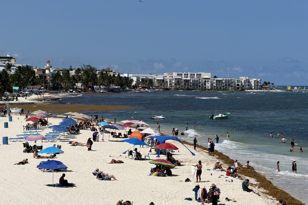 Playa del Carmen public beach
