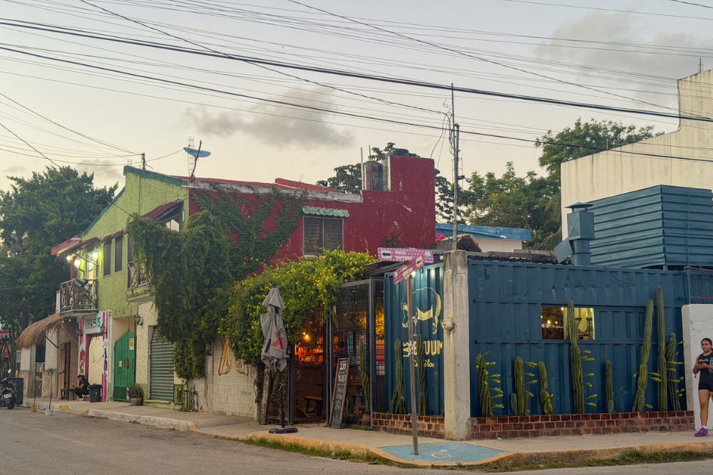 Tulum Pueblo streets