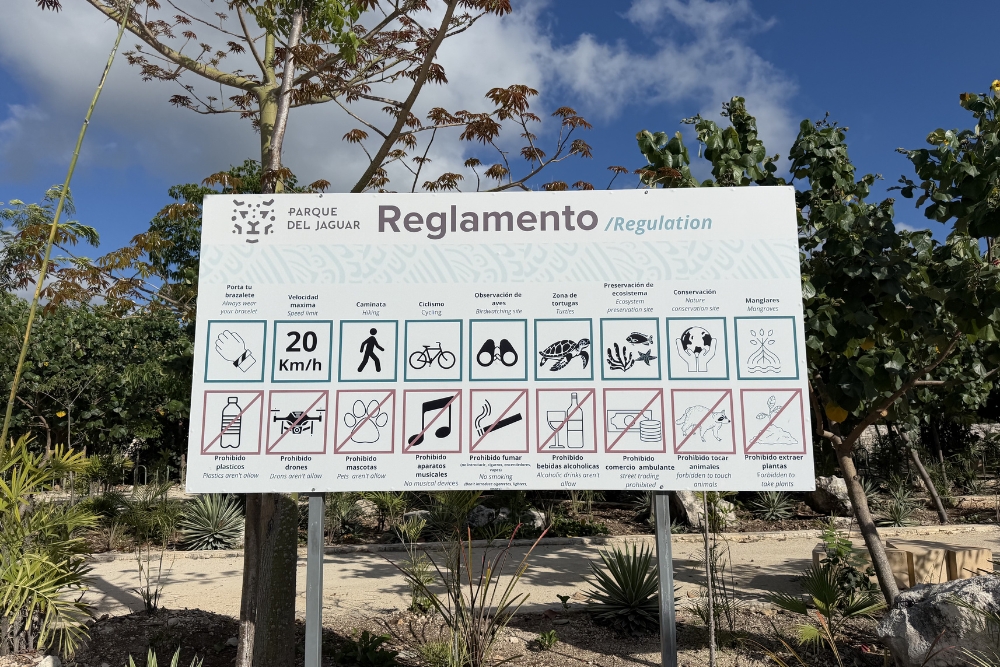 eco rules in Tulum ruins