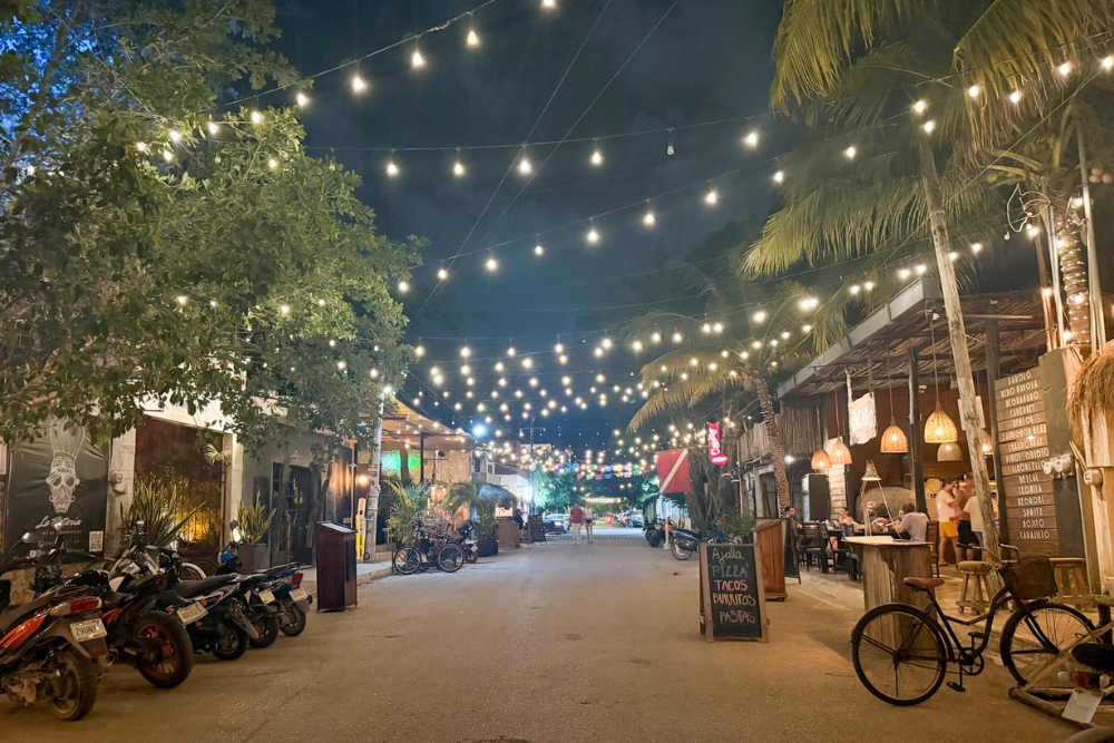nightlife in Tulum Pueblo