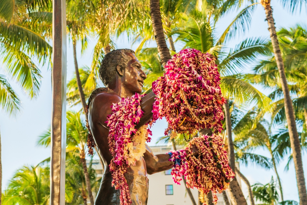 Duke Kahanamoku Statue, Waikiki Hawaii Duke Kahanamoku Statue Waikiki Hawaii