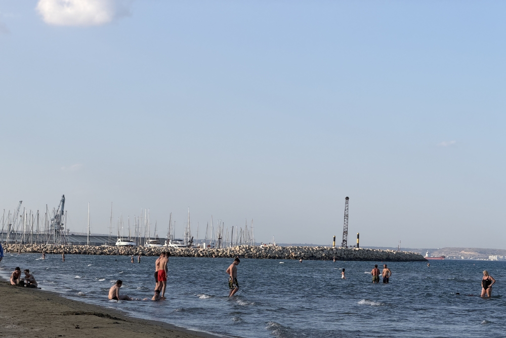 Finikoudes beach Larnaca, Cyprus Finikoudes beach Larnaca Cyprus