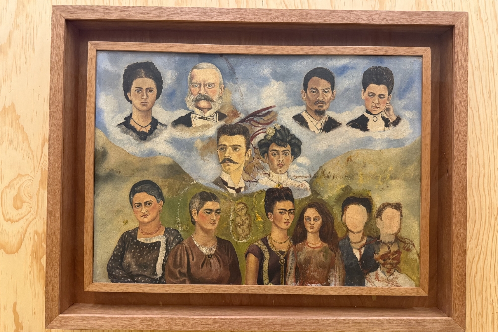 Portrait of Fridas Family 1950–1954 an unfinished work by Frida Kahlo featuring a family tree representation