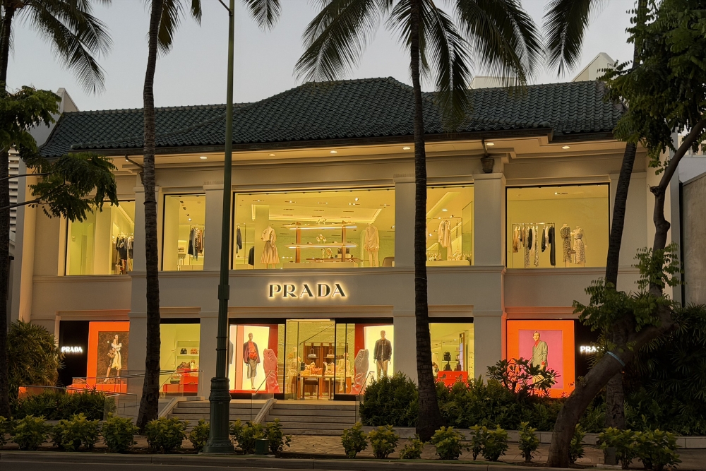 Prada store in Waikiki Hawaii Prada store in Waikiki Hawaii