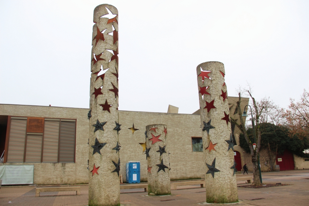 The Nation Pillars (Columns of Nations), Schengen, Luxembourg The Nation Pillars Columns of Nations Schengen