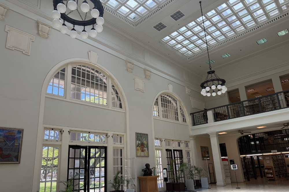 public library building interior Honolulu Hawaii