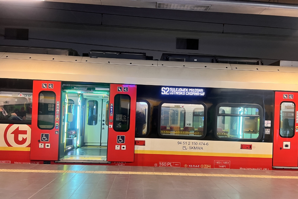 S2 line Warsaw Sulejówek Milosna Warsaw Chopin Airport
