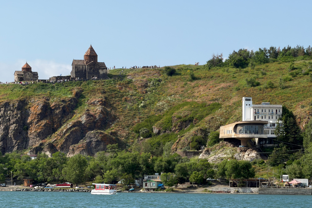 Sevanavank and Writer's House in Sevan Sevanavank and Writers House in Sevan
